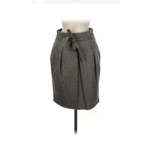 Robert Rodriguez Women Gray Wool Mini Skirt Sz 10 Academia